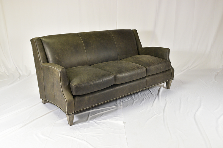 kanes leather reclining sofa