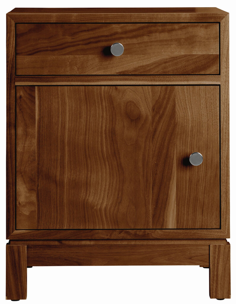 Nightstand with deals door and drawer