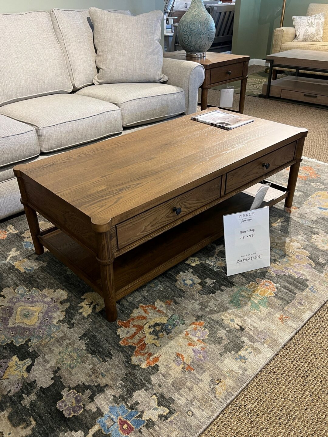 St. Lawrence Post Cocktail Table | Pierce Furniture