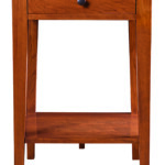 82320_VineyardII20/20Table w/shelf_Cherry Classic Caramel