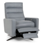 Cirrus Comfort Air Echo in Axel India Ink with four-star base in Burnished Bronze