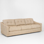 Doran Sofa in Avery Beige, SO3, Low Leg Option, Tufted Back